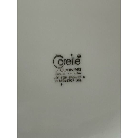 (3) Corelle White Vegetable Serving Bowl 10.25” Corning Winter Frost Vegetable - Picture 7 of 8